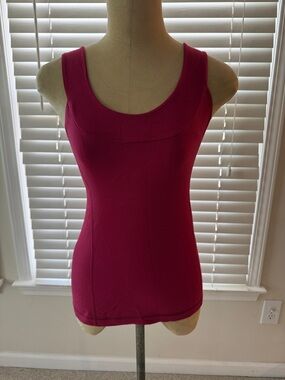 lululemon athletica Raspberry Fitted Scoop Tank